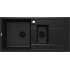 1.5-bowl granite sink with drainer
