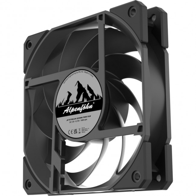 Alpenf hn JetStream Triple - black fan, 3 pieces Alpenf hn JetStream Triple - black fan, 3 pieces