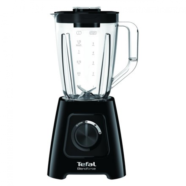 Tefal BlendForce II BL4208 blender 1.25 L Tabletop blender 600 W Black