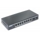 Digitus 8-Port Gigabit PoE Networkswitch, Desktop, L2 managed, 2 Uplinkports, SFP, 86 W, af/at