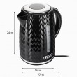 NELO kettle, capacity 1.7 l, power 2000 W, black NELO kettle, capacity 1.7 l, power 2000 W, black