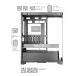 Mars Gaming MCPRISMA computer case Midi Tower Black