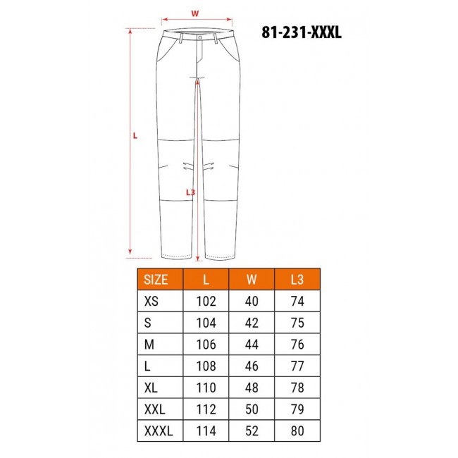 NEO tools 81-231-XXXL protective trousers