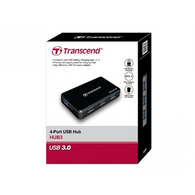 Transcend HUB3 Black