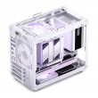 PC case Jonsbo C6 MAX, Mini, Micro-ATX, Tempered Glass - White