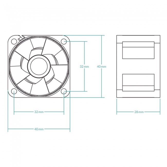 ARCTIC S4028-6K - 40 mm Server Fan
