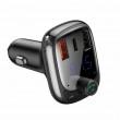 Baseus CCMT000101 FM transmitter 87.5 - 108 MHz Bluetooth Black Baseus CCMT000101 FM transmitter 87.5 - 108 MHz Bluetooth Black