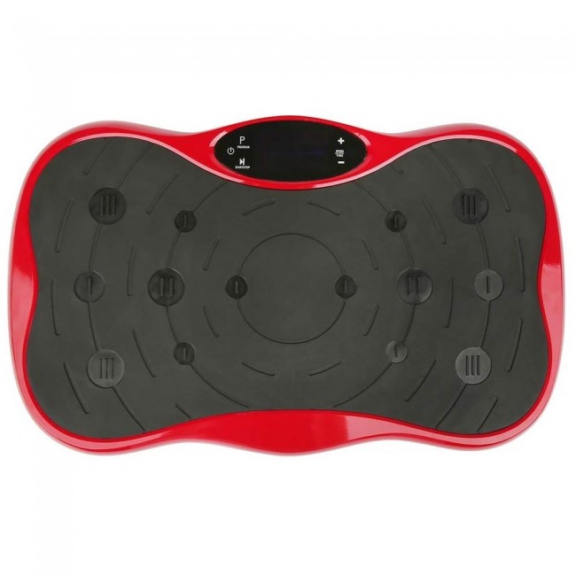 Extralink Moonwalk Spin Move Platofrma Wibracyjna do Cwiczen Fitness 200W czerwona