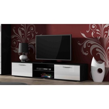 Cama TV stand SOHO 180 black/white gloss