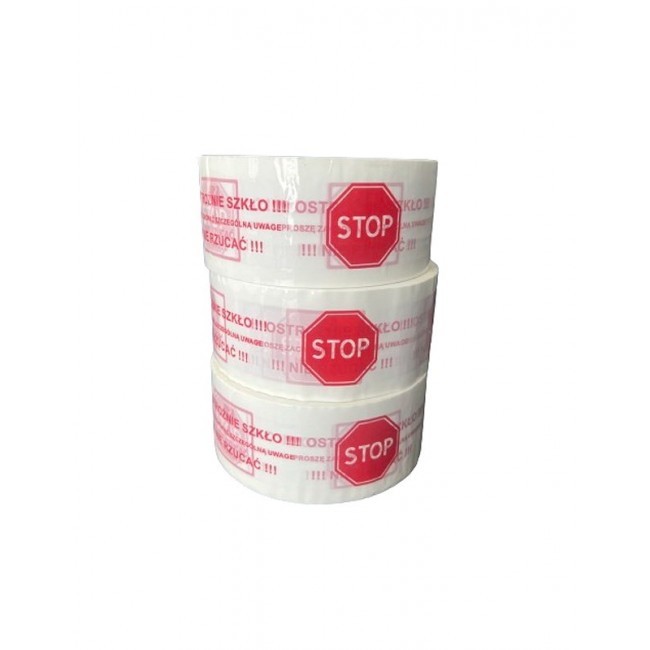 BSTech tape adhesive with print 48x100m 