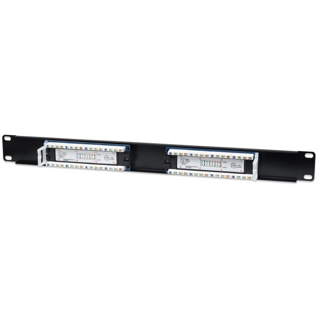 Intellinet Patch Panel, Cat5e, UTP, 16-Port, 1U, Black Intellinet Patch Panel, Cat5e, UTP, 16-Port, 1U, Black