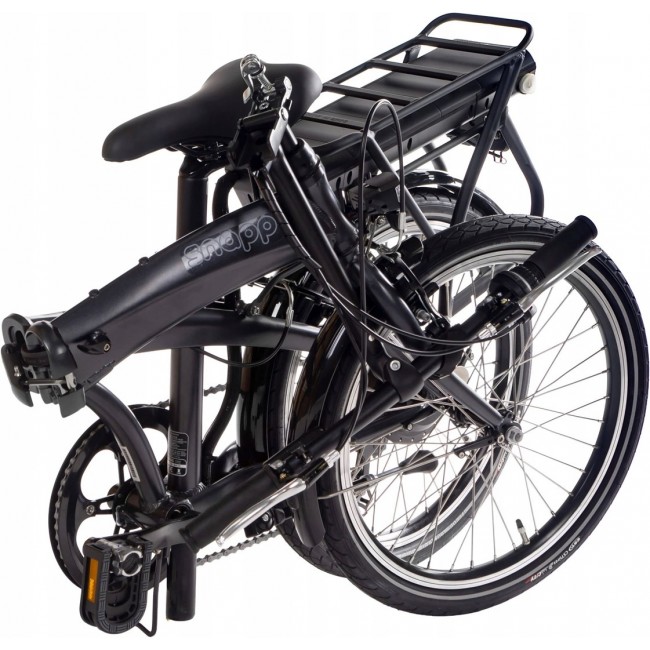 Snapp City-E Graphite folding electric bicycle