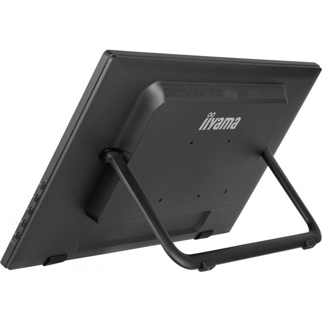 iiyama 24 multi-touch monitor with edge-to-edge glass, anti fingerprint coating , integrated webcam and a flexible stand