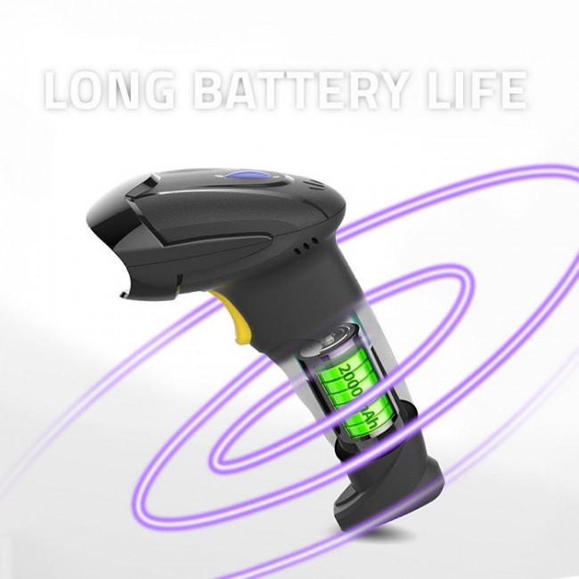 Qoltec 50856 Wireless barcode scanner 1D 2D | 2.4GHz Qoltec 50856 Wireless barcode scanner 1D 2D | 2.4GHz