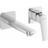 Wall-mounted washbasin faucet