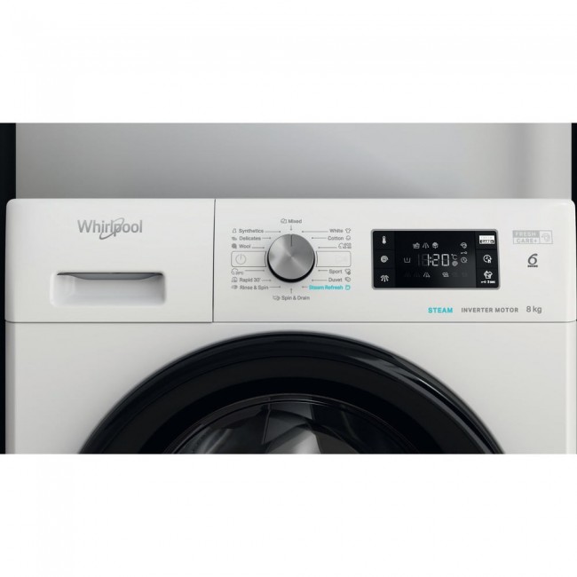 Whirlpool FFB 8458 BV EE washing machine Front-load 8 kg 1351 RPM White Whirlpool FFB 8458 BV EE washing machine Front-load 8 kg 1351 RPM White