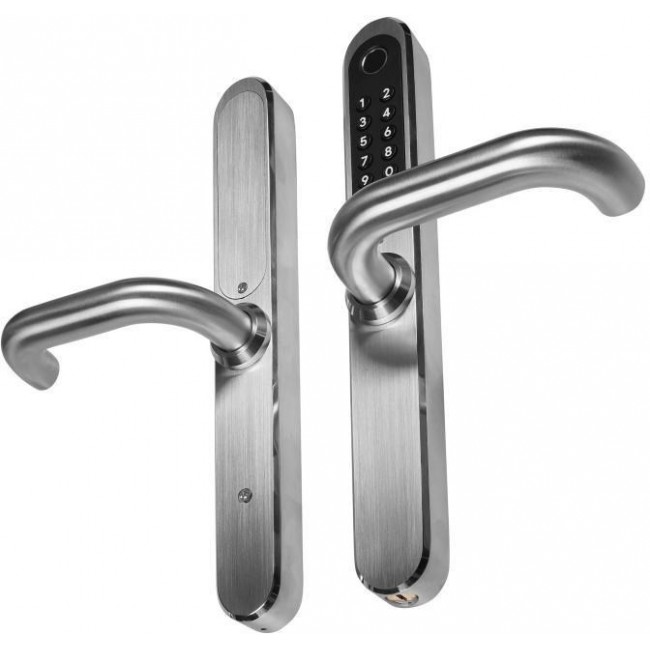 Handle with access control EURA ELH-30H4 Silver