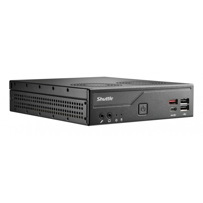 Shuttle Slim PC DH810 , S1851, 1x HDMI (2.1), 1x DP, 1x USB-C (DP), 1x 2.5 Shuttle Slim PC DH810 , S1851, 1x HDMI (2.1), 1x DP, 1x USB-C (DP), 1x 2.5