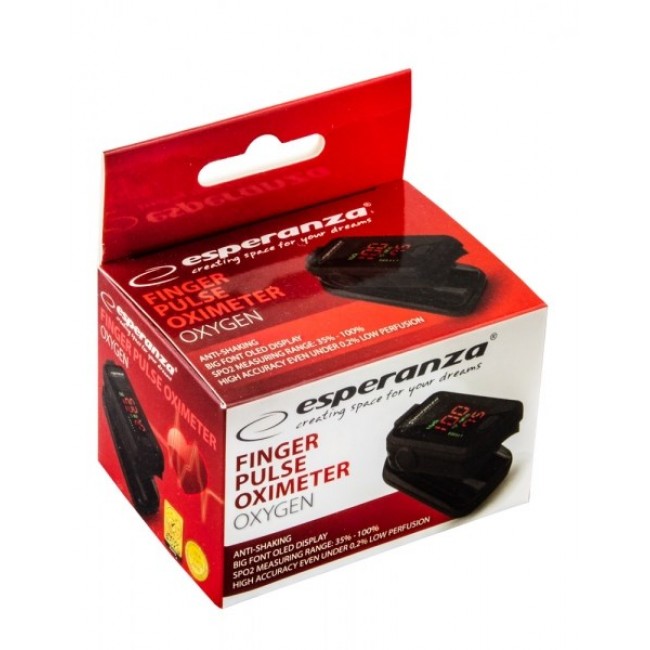 Esperanza ECO001 pulse oximeter Black