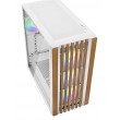 Sharkoon REBEL C70G RGB Full Tower White, Wood