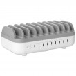 Manhattan 10-port USB-C Charging Station, USB-C Output: 10x 20W, Max 200W, Mains AC power (inc US/EU/UK adapters) Manhattan 10-port USB-C Charging Station, USB-C Output: 10x 20W, Max 200W, Mains AC power (inc US/EU/UK adapters)