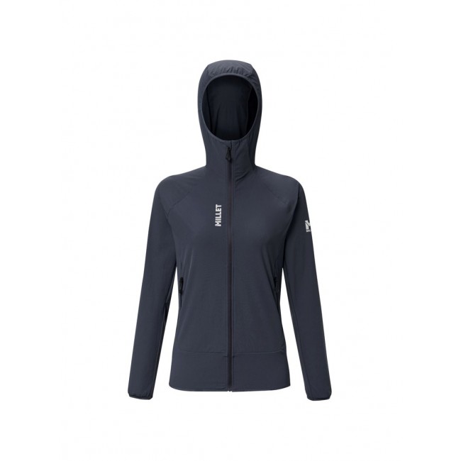Kurtka softshell damska Millet Kamet Xcs Light Hoodie - saphir rozmiar: s