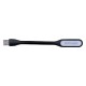 Activejet USB LED computer lamp for reading. Voltage 5V. Power 1.2W. PVC material. Product size 170*18.5*9mm. Black.