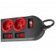 Maclean MCE204 power extension 1.5 m 5 AC outlet(s) Indoor Black, Red Maclean MCE204 power extension 1.5 m 5 AC outlet(s) Indoor Black, Red