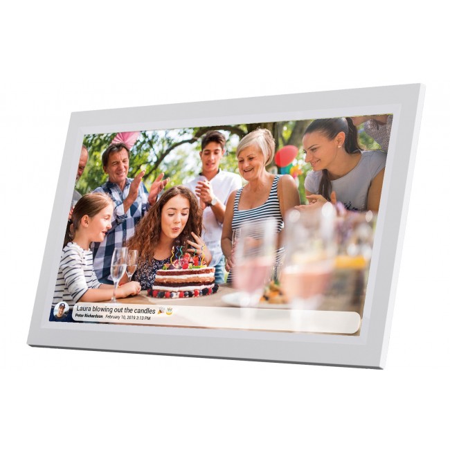 Denver PFF-1503 digital photo frame White 39.6 cm (15.6 Denver PFF-1503 digital photo frame White 39.6 cm (15.6