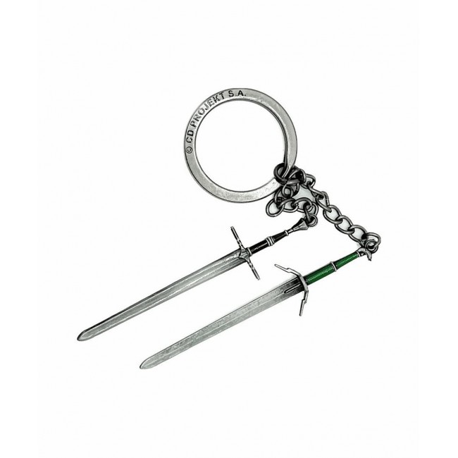 Keychain Good Loot The Witcher 3 - Geralt Two Swords Keychain Good Loot The Witcher 3 - Geralt Two Swords
