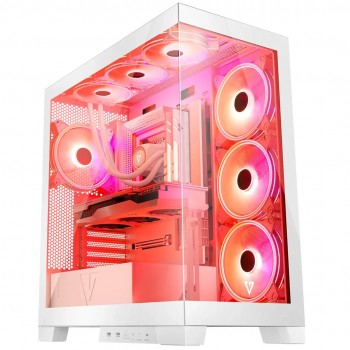 Modecom Volcano SPACE APEX ARGB MIDI Midi Tower White