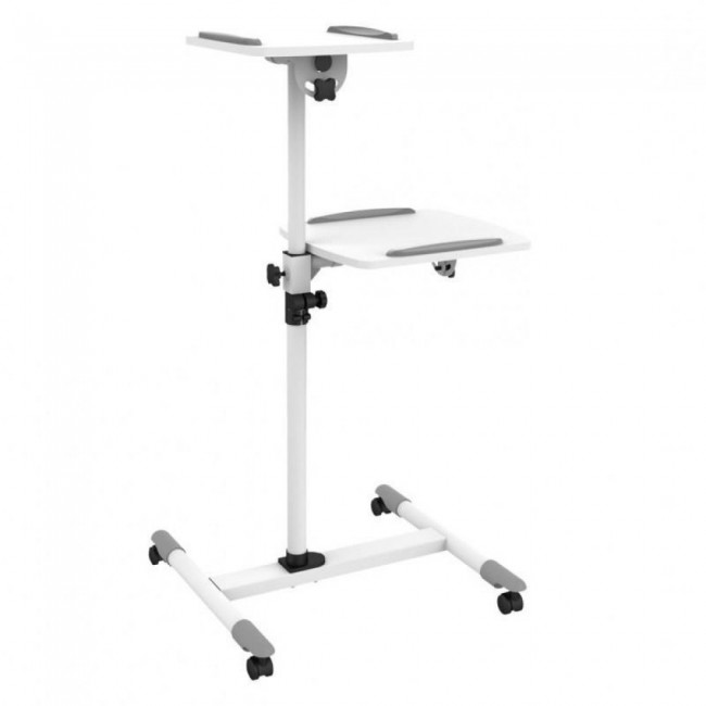 Techly Universal Trolley for Notebook / Projector, White ICA-TB TPM-6 Techly Universal Trolley for Notebook / Projector, White ICA-TB TPM-6