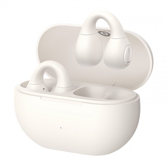 Baseus Bass 15 Clip Open Ear Headset True Wireless Stereo (TWS) In-ear Calls/Music Bluetooth White Baseus Bass 15 Clip Open Ear Headset True Wireless Stereo (TWS) In-ear Calls/Music Bluetooth White