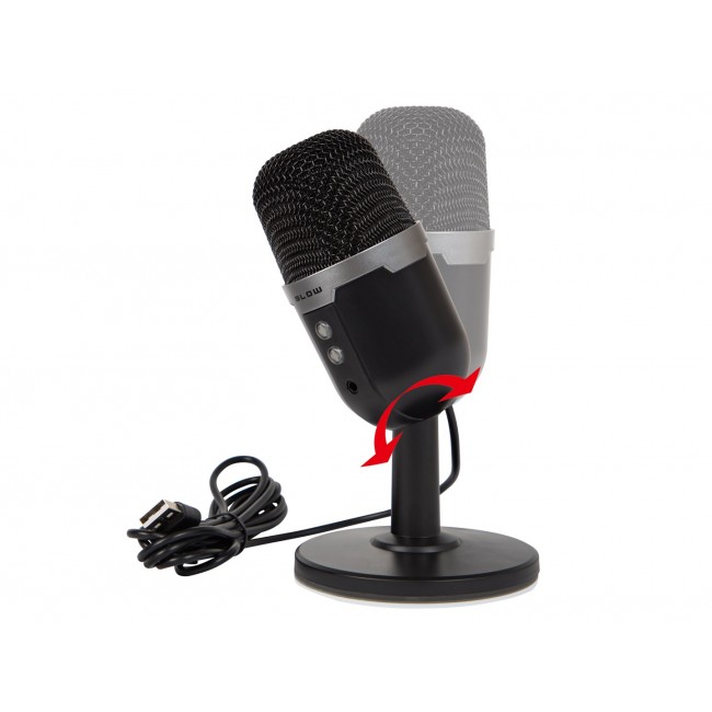 Studio microphone with BLOW LED stand Studio microphone with BLOW LED stand