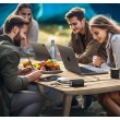 Conceptronic 6-Port 200W GaN USB PD Charger with USB-C Charging Cable, USB-C x 4, USB-A x 2, QC 3.0, PD 3.1, PPS
