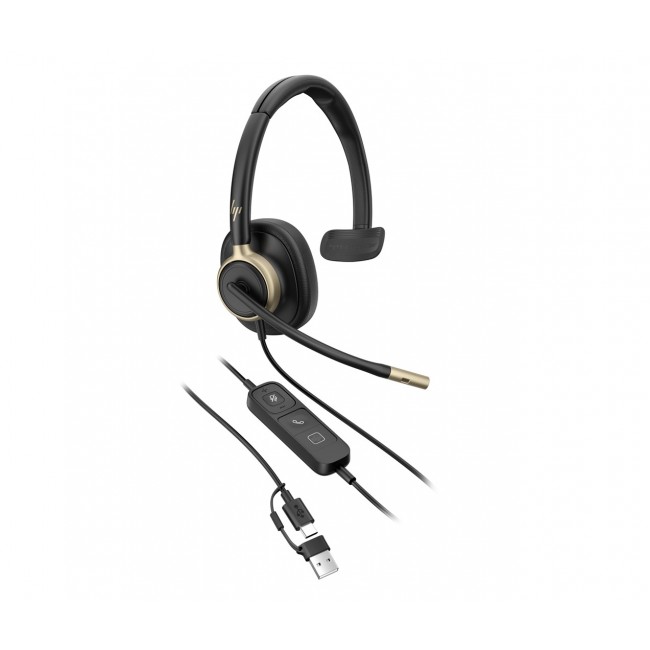HP Poly Mission 815 Monaural USB Wired Headset