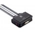 LevelOne 2-Port USB DVI-D Single Link Cable KVM Switch, audio support