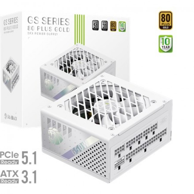 Gamemax PSU | GS 650G WH | 650 W | SFX | White | Full Modular