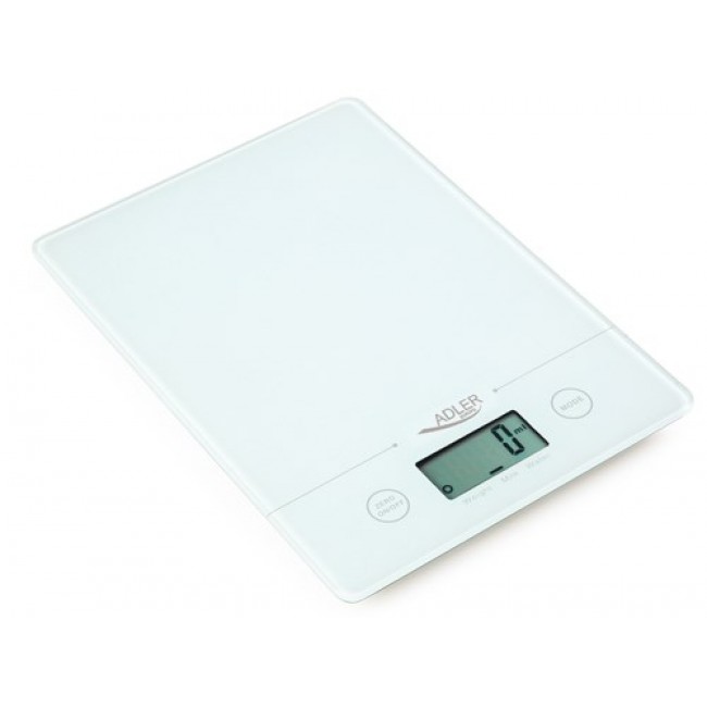 Adler AD 3138 w kitchen scale Electronic kitchen scale White Countertop Square Adler AD 3138 w kitchen scale Electronic kitchen scale White Countertop Square