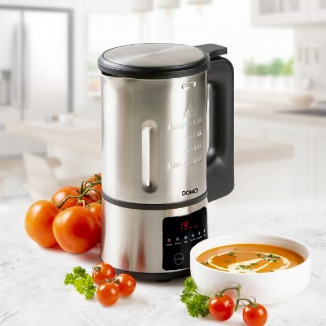 Domo DO727BL soup maker Stainless steel 1.2 L