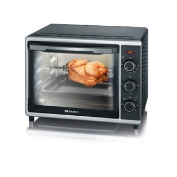 Severin 2056 30 L Black, Stainless steel Grill