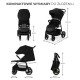 Kinderkraft pram TRIG 3 ONYX BLACK Kinderkraft pram TRIG 3 ONYX BLACK