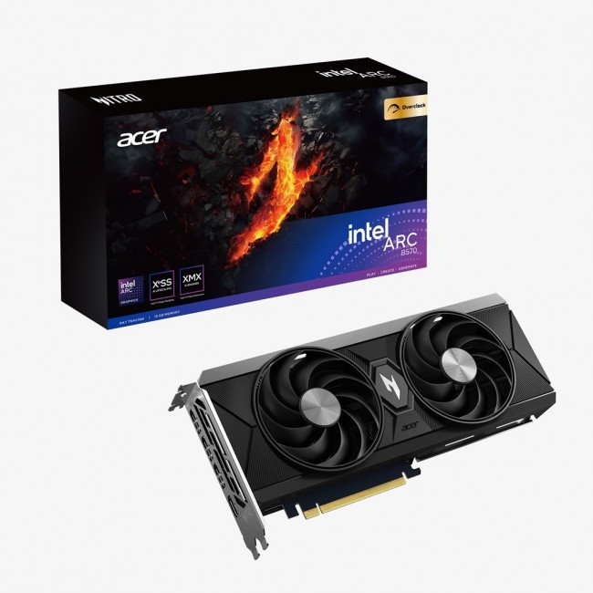 Acer NITRO Intel ARC B570 OC 10GB GDDR6 1xHDMI/3xDP Acer NITRO Intel ARC B570 OC 10GB GDDR6 1xHDMI/3xDP