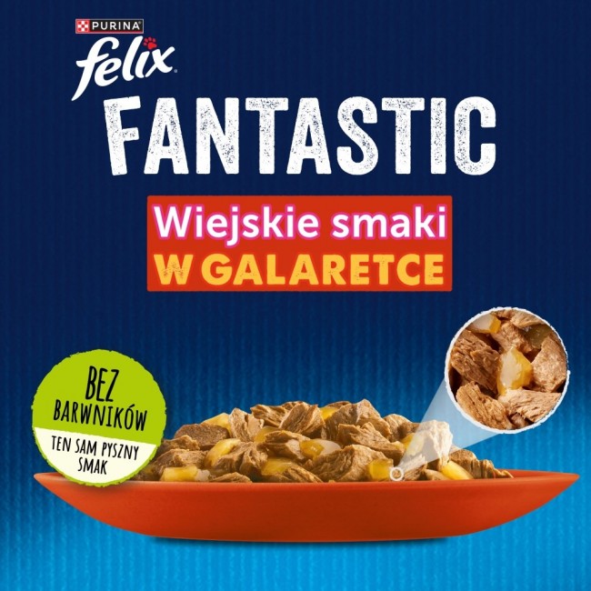 PURINA Felix Countryside Selection - wet cat food - 120x85g PURINA Felix Countryside Selection - wet cat food - 120x85g