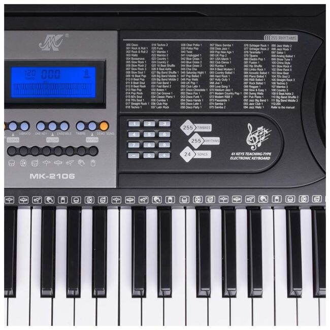 MK 2106 - keyboard with microphone for learning to play, designed for children MK 2106 - keyboard with microphone for learning to play, designed for children