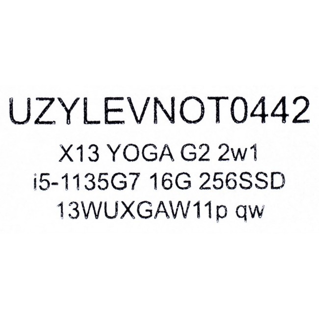 LENOVO ThinkPad X13 YOGA G2 2in1 i5-1135G7 16GB 256GB SSD 13,3 LENOVO ThinkPad X13 YOGA G2 2in1 i5-1135G7 16GB 256GB SSD 13,3