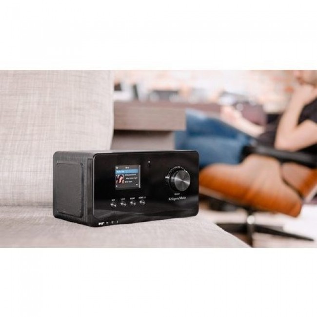 Kr ger&Matz KM0816.1 Internet Radio Black + FM