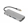 iBox IUH3RJ4K interface hub USB Type-C 5000 Mbit/s Silver iBox IUH3RJ4K interface hub USB Type-C 5000 Mbit/s Silver