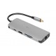 iBox IUH3RJ4K interface hub USB Type-C 5000 Mbit/s Silver