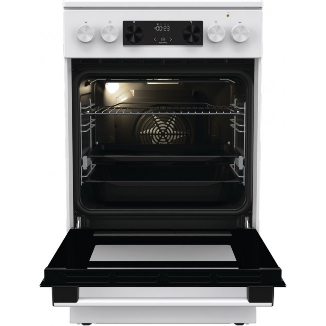 Gorenje GECS5C70WA cooker Freestanding cooker Coil hob White A